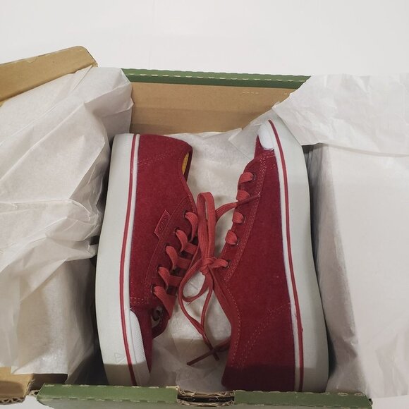 Keen Women's Elsa Lite Felt Sneaker in Red Felt/vapor Wool Blend - Size 5 - Picture 2 of 9